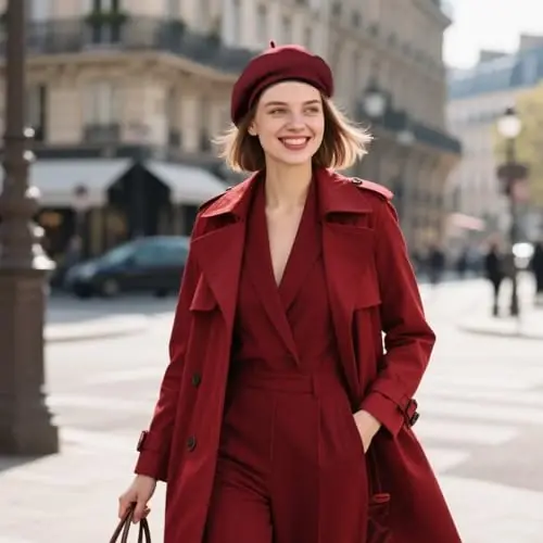 choyaxo French Beret Hats Solid Classic Beret Hats for Women Girls - 5