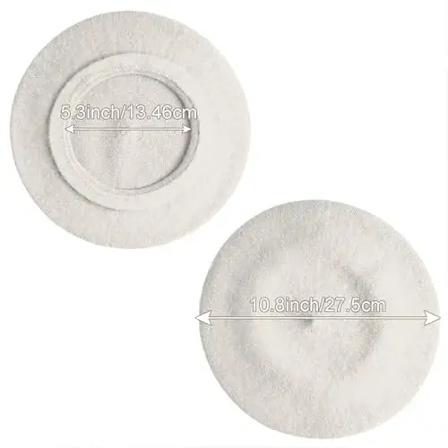 choyaxo French Beret Hats Solid Classic Beret Hats for Women Girls - 2