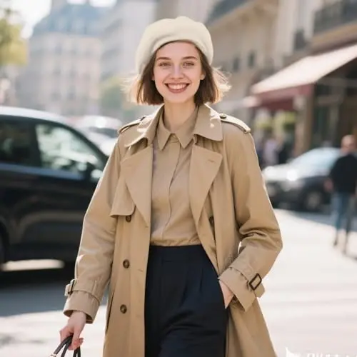 choyaxo French Beret Hats Solid Classic Beret Hats for Women Girls - 4