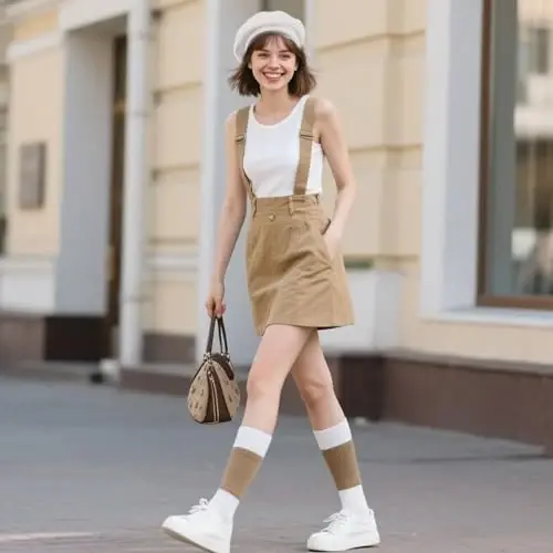 choyaxo French Beret Hats Solid Classic Beret Hats for Women Girls - 5