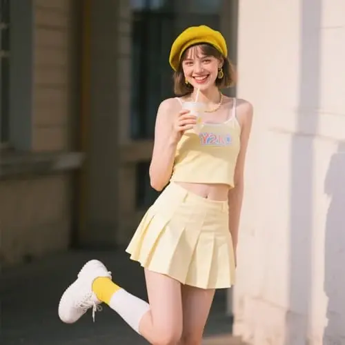 choyaxo French Beret Hats Solid Classic Beret Hats for Women Girls - 5