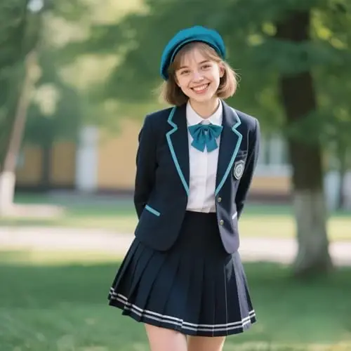 choyaxo French Beret Hats Solid Classic Beret Hats for Women Girls - 5