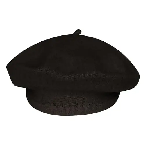 choyaxo French Beret Hats Solid Classic Beret Hats for Women Girls - 1