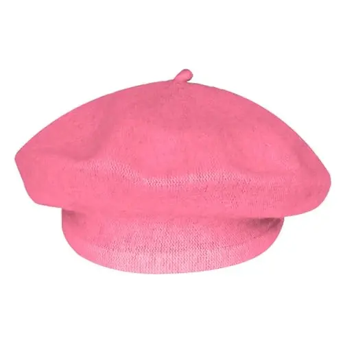 choyaxo French Beret Hats Solid Classic Beret Hats for Women Girls - 1