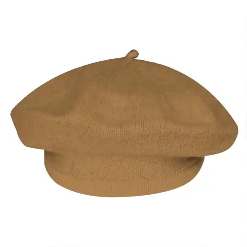 choyaxo French Beret Hats Solid Classic Beret Hats for Women Girls - 1