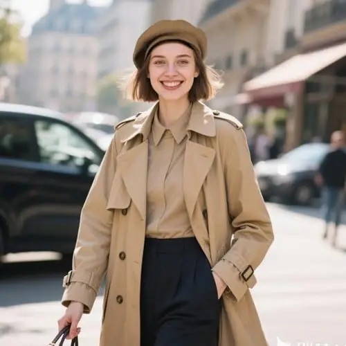 choyaxo French Beret Hats Solid Classic Beret Hats for Women Girls - 4