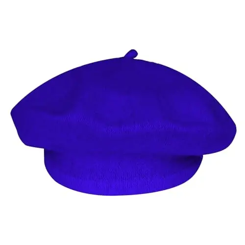 choyaxo French Beret Hats Solid Classic Beret Hats for Women Girls - 1