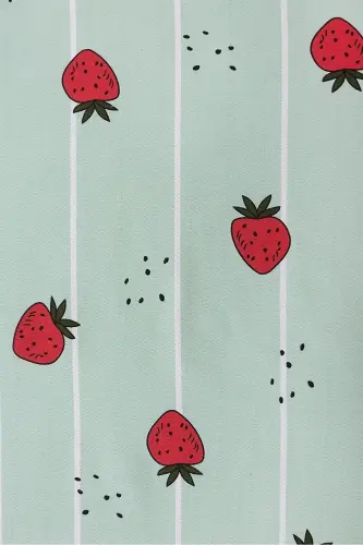 Choyshab lastikli ikki kishilik pike yotoq o'rni-Yashil - 3