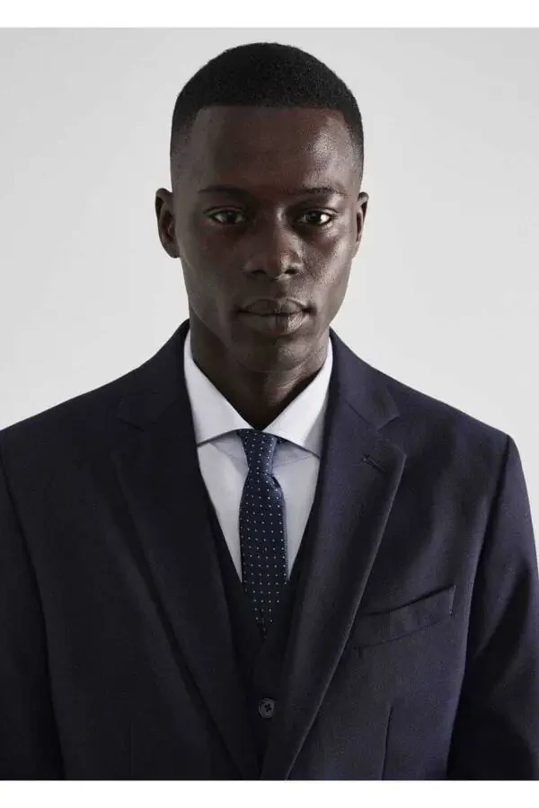 Cho'ziluvchan matodan tor konus Blazer ko'ylagi - 7