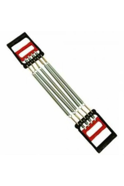 Chrome 5-Piece Chest Expander + Hand Strengthener Expander Training Device - VERTEX