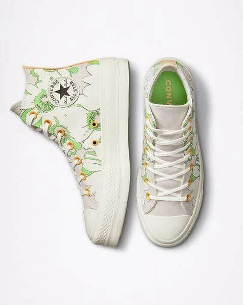 Chuck Taylor All Star Lift Platform Nurlar bilan bezatilgan Hajmi 9.5M - 5