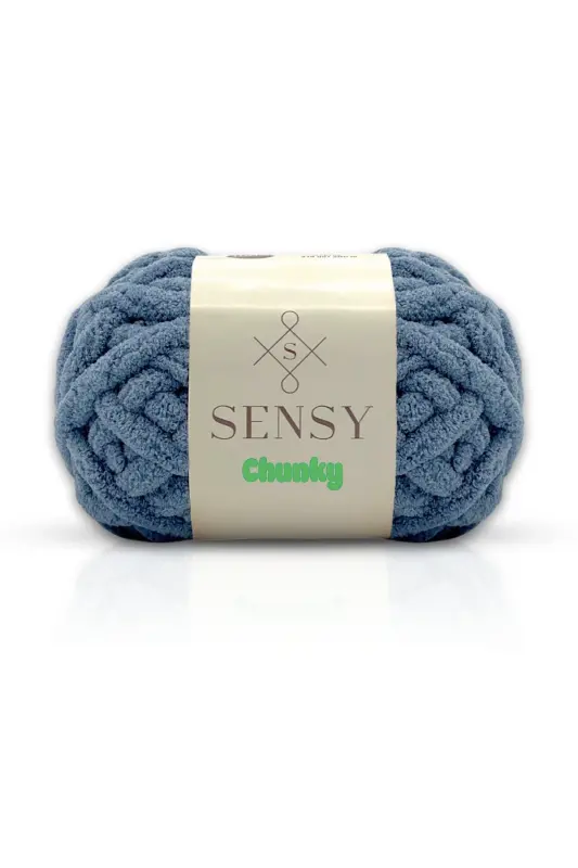 Chunky El Örgü İpi 200 gr Panduf Battaniye İpi Par - SENSY