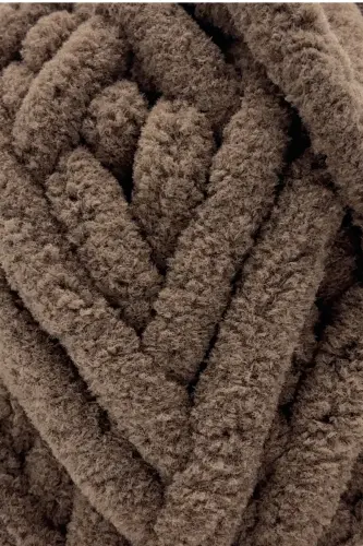 Chunky El Örgü İpi 200 gr Parmak Örgü İpliği Kahve - 5