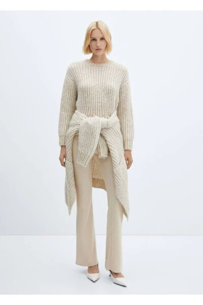 Chunky Knit Lurex Sweater - 2