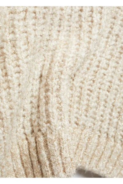 Chunky Knit Lurex Sweater - 6