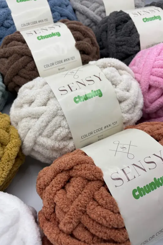 Chunky Knitted Yarn 200g Slipper Blanket Yarn - 5