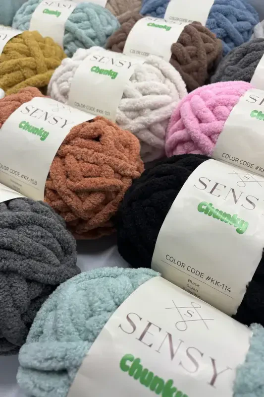 Chunky Knitted Yarn 200g Slipper Blanket Yarn - 8