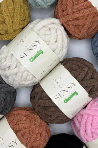 Chunky Parmak Örgü İpi 200 gr El Örgü İpliği Batta - 8