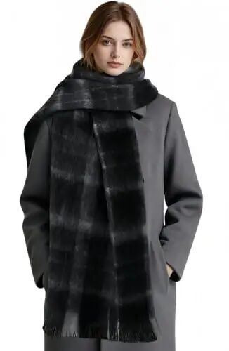 Chunky Winter Scarf for Women Warm Scarf Large Scarves | Soft CasModazoneere Feel Anti-pill Fabric, Oversized 90