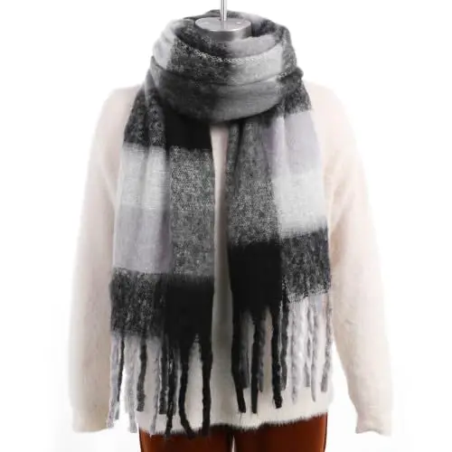 Chunky Winter Scarf for Women Warm Scarf Large Scarves | Soft CasModazoneere Feel Anti-pill Fabric, Oversized 90