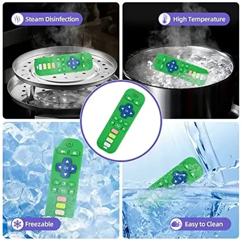 Chuya Remote Teethers Silicone Baby Teething Toys TV Remote Teether Toy - 5