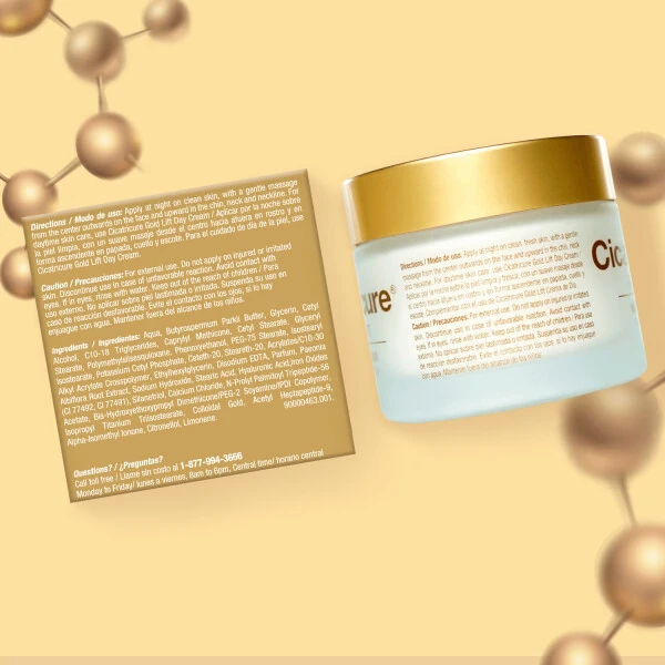 Cicatricure Gold Lift Tungi Kremi, Qariyalarni Yo'q Qiluvchi Yuz Namlagichi, Teri Parvarish, 1.7 fl untsiya - 5