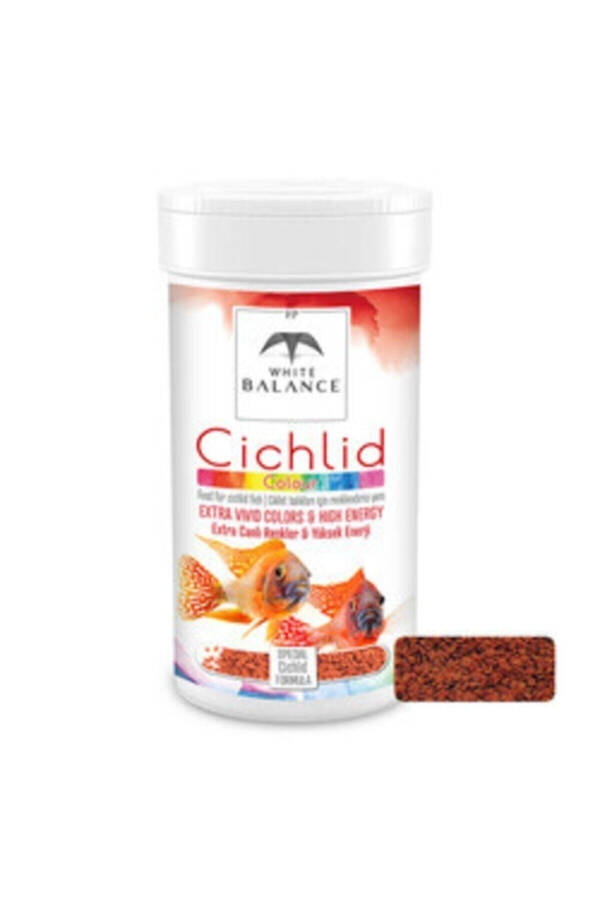 Cichlid Colour Ciklet Balığı Yemi 1000 Ml, Canlı Renkler İçin - 1