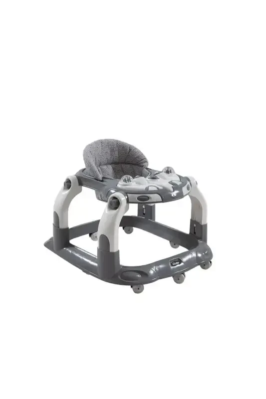 CİCİKO Robot Oyuncaklı Hoppala Yürüteç Yürüme Yardımcısı-Gri - CICIKO