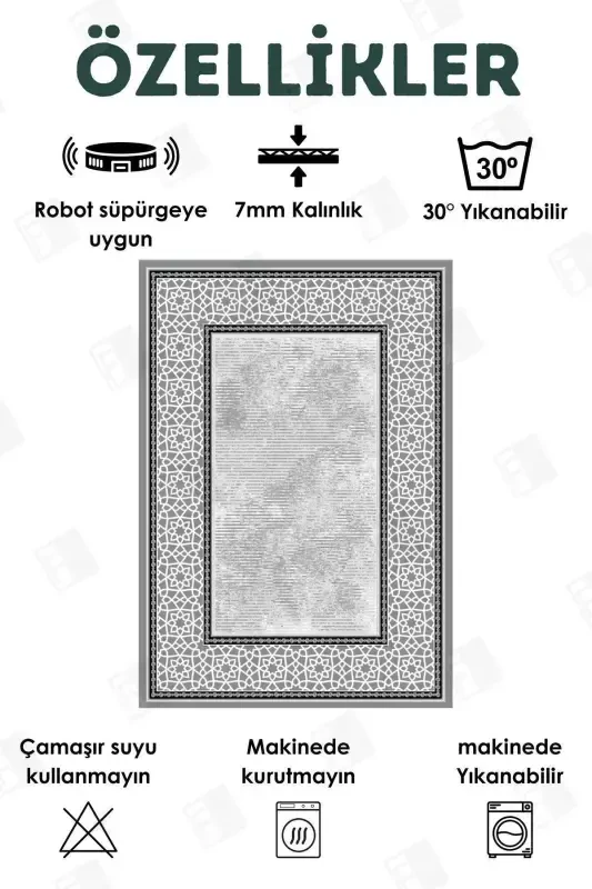 Цифровая Печать Четыре Сезона Моющийся Нескользящий Детский Ковер Дорожка Кухня И Ковер Для Гостиной (14)-квадрат - 2