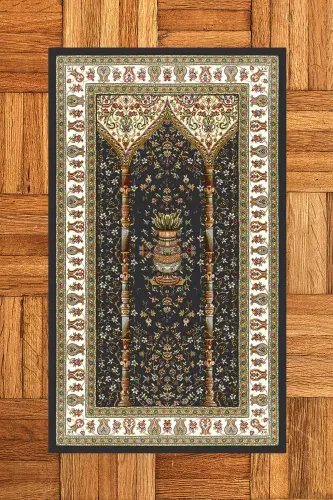 Цифровая печать моющаяся классическая модель молитвенный коврик 70x130 - 7