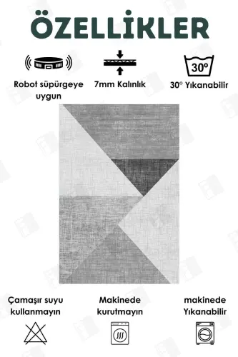 Цифровая печать, всесезонный моющийся коврик с нескользящим основанием для детской комнаты, дорожка, коврик для кухни и гостиной (2)-pramit - 3