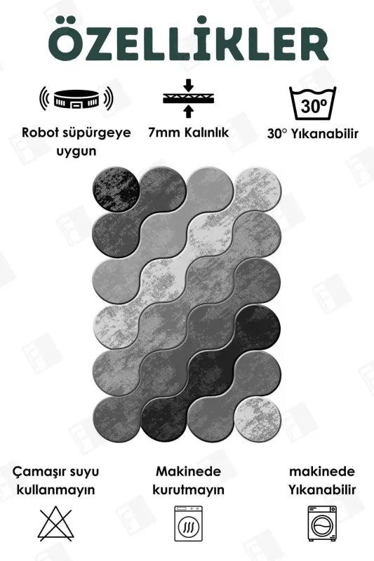Цифровой Печать Четыре Сезона Стираемый Нескользящий Основание Детский Ковер, Дорожка, Ковер Для Кухни И Гостиной - 3