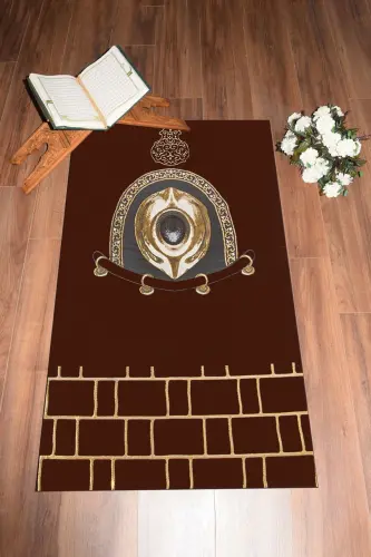 Цифровой принт Washable стильный дизайн Коврик для молитвы Коврик 70x130см, Коврик для молитвы-49-красный, - 9