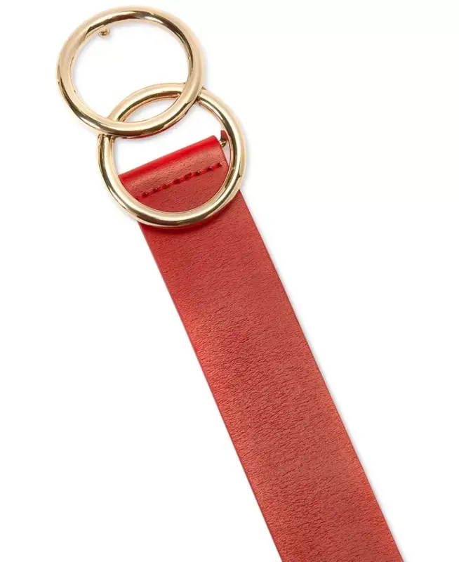 Double Circle Belt, Created for Modazone - Red/Gold - 2