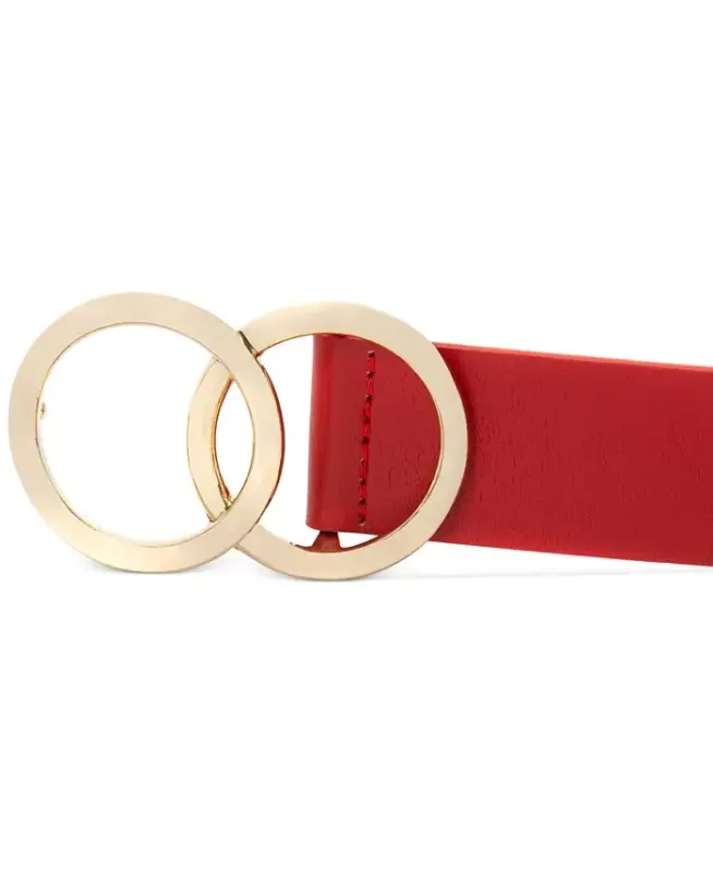 Double Circle Belt, Created for Modazone - Red/Gold - 3