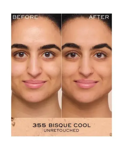 Dual Finish Multi-Tasking Powder Foundation Oil-free Face Powder - 355 BISQUE (C) - 5