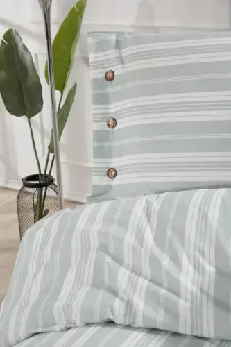 ÇİFT KİŞİLİK 4 PARÇA PİKE SETİ ESTİVO Yeşil-yeşil - 3