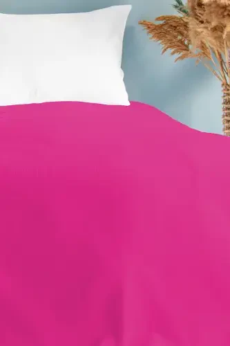 Çift Kişilik Fuşya Pembe Dama Desenli Pike, Damalı Otel Pikesi 200x230-Fuşya Pembe - SETHOME COLLECTION (1)