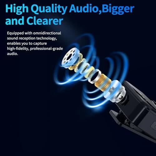 Dual Mini Wireless Microphone USB C & Lightning for iPhone, Android Phone,Laptop,Noise Canceling Tiny Lavalier Microphone for Video Recording,TikTok,Plug-Play Lav Clip Mic.(10-Hr Battery Life) - 4
