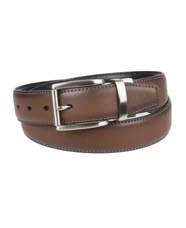 Reversible Dress Men's Belt with Comfort Stretch - Brown/Black - DOCKERS