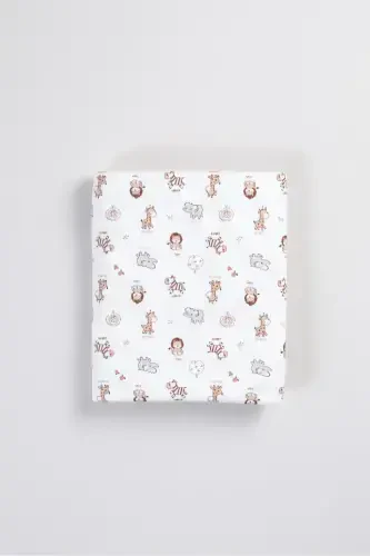 Çift Taraflı İnterlok Örtü & Battaniye %100 Pamuk Oeko-teks Sertifikalı 100 X 85 Cm-Zebra - 3