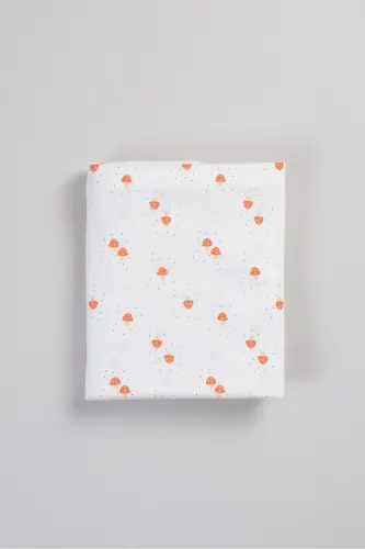 Çift Taraflı İnterlok Örtü & Battaniye %100 Pamuk Oeko-teks Sertifikalı 100 X 85 Cm-Mantar - BONDBERRO (1)