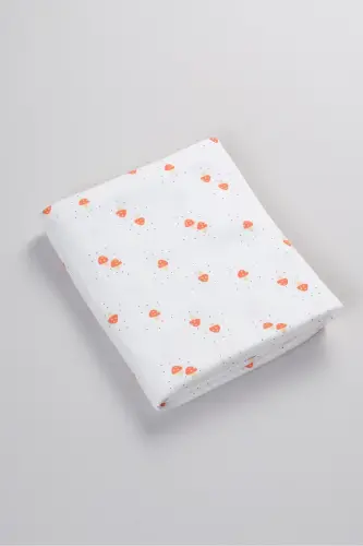 Çift Taraflı İnterlok Örtü & Battaniye %100 Pamuk Oeko-teks Sertifikalı 100 X 85 Cm-Mantar - 5