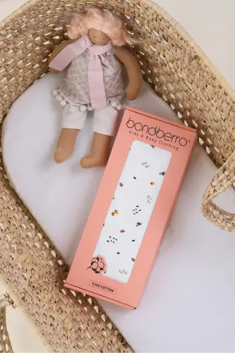 Çift Taraflı İnterlok Örtü & Battaniye %100 Pamuk Oeko-teks Sertifikalı 100 X 85 Cm-Salyangoz - BONDBERRO (1)