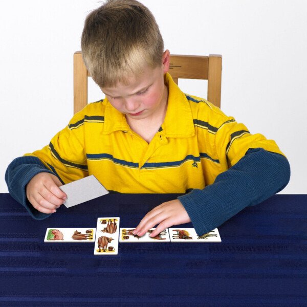 Farm Animal Dominoes - Outset Media, Classic Matching Card Game, No Reading Required, Childen & Preschoolers, Ages 3+ - 5