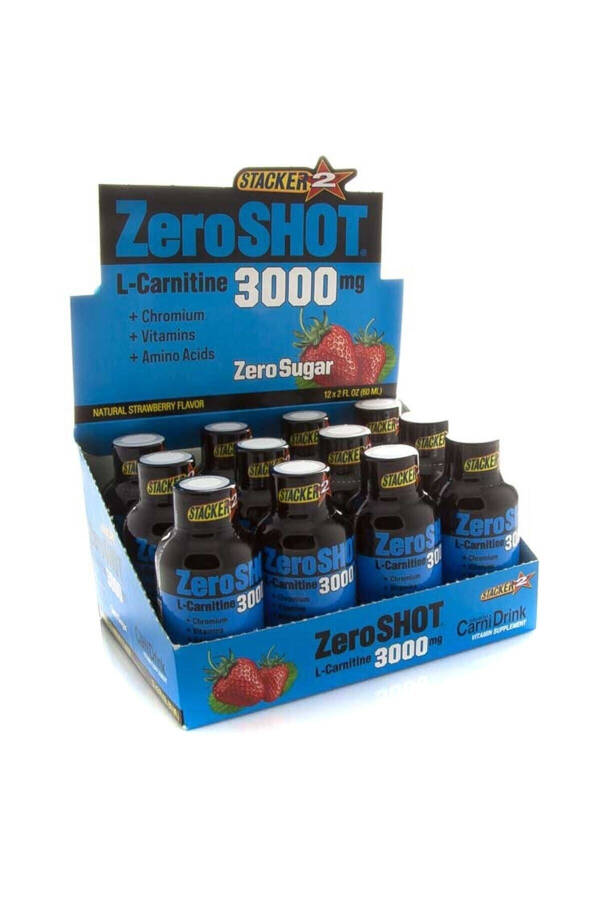 Çilek Aromalı L Karnitin 12×60 ml 3000 Mg L- Carnitine - 1