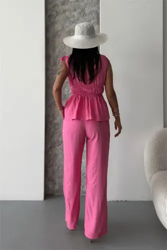 Çilek Kumaş Takım - PEMBE - 6