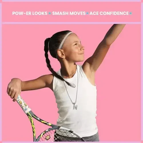 Strawberries and Cream Tennis Tape & Dampener Set - 2 Tacky 45” Long x 0.98” Wide Racket Handle Overgrips & 1 Matching Ping Dampener - 7