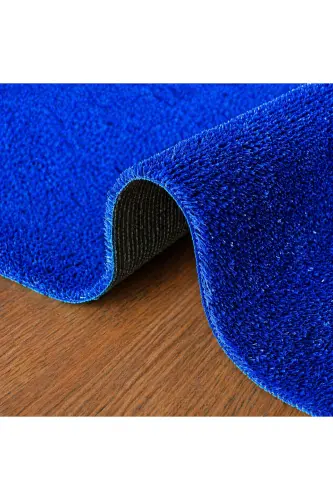 Çim Halı Mavi Dekoratif Premium Kalite Suni Çim Balkon Bahçe Kaymaz Taban 7 Mm - Mavi - NURTEKS (1)