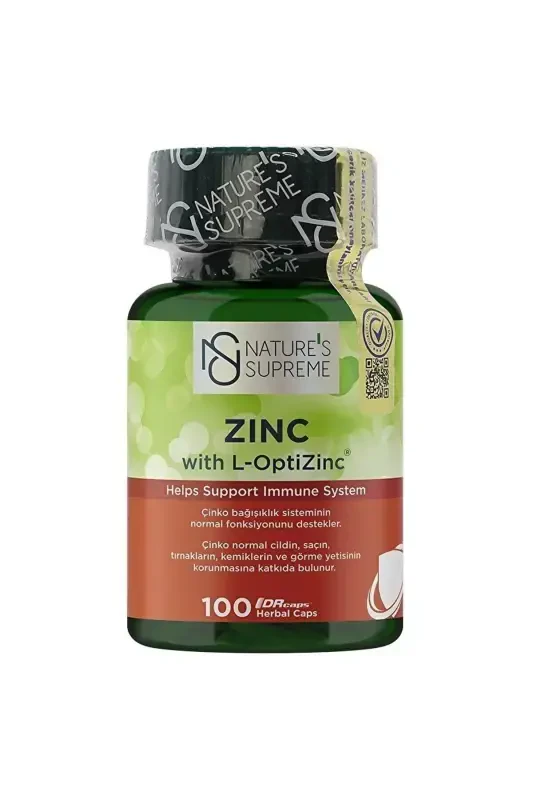 Zinc 15 Mg 100 Kapsül - NATURES SUPREME